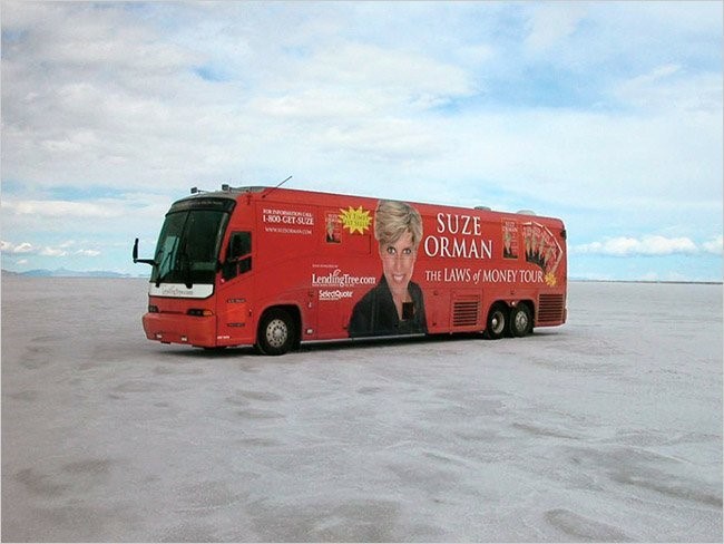 Suze Orman's Tour Bus